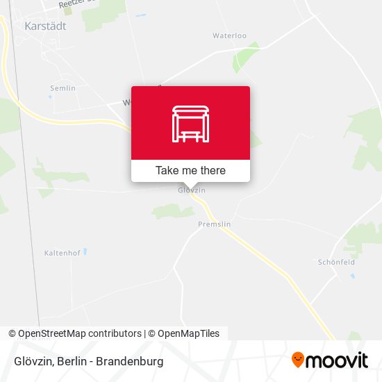 Glövzin map