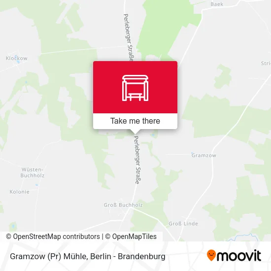 Карта Gramzow (Pr) Mühle