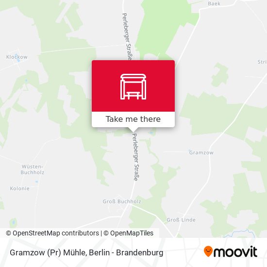 Gramzow (Pr) Mühle map