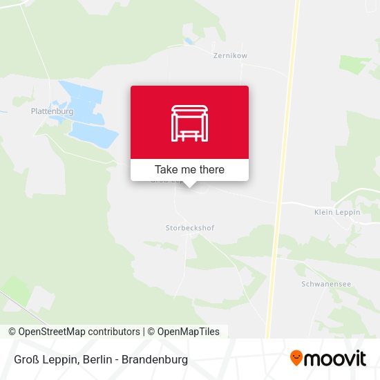 Карта Groß Leppin