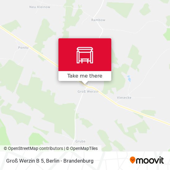 Groß Werzin B 5 map