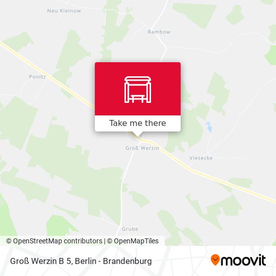 Groß Werzin B 5 map