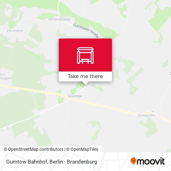 Gumtow Bahnhof map
