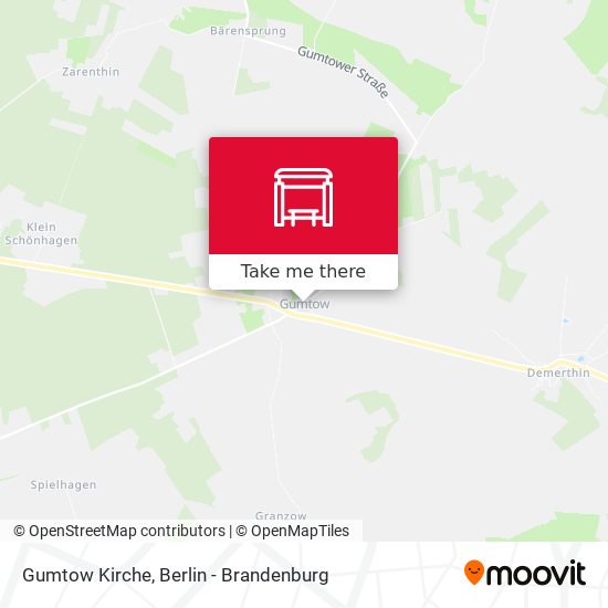 Gumtow Kirche map
