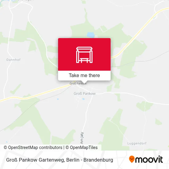 Groß Pankow Gartenweg map