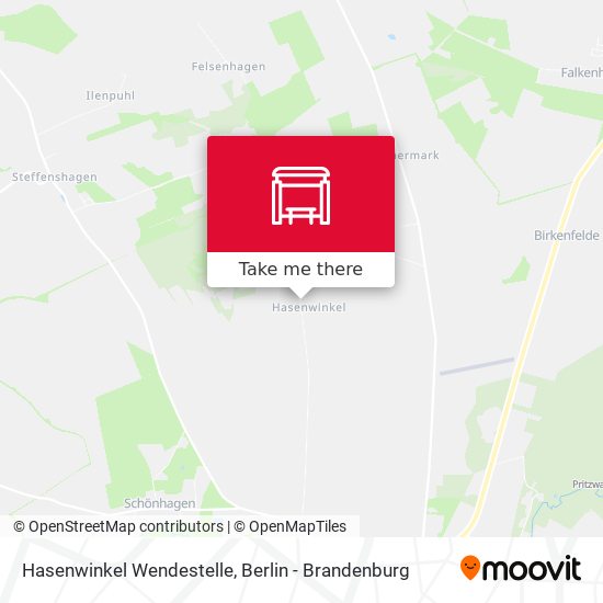 Hasenwinkel Wendestelle map