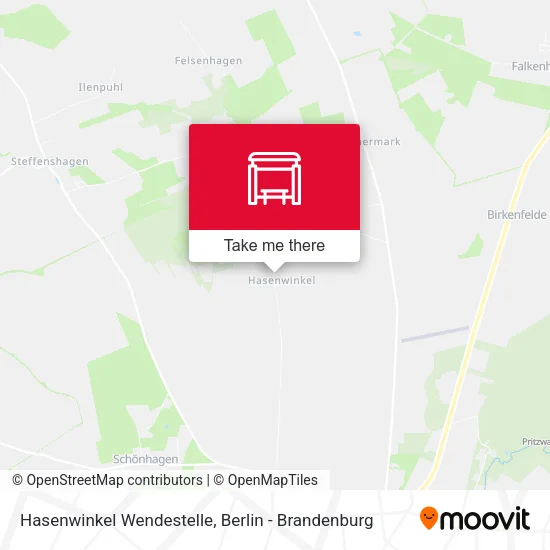 Карта Hasenwinkel Wendestelle