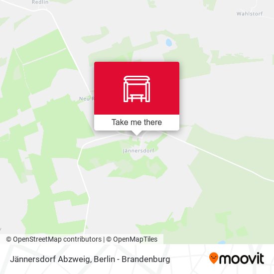 Jännersdorf Abzweig map