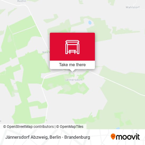 Jännersdorf Abzweig map