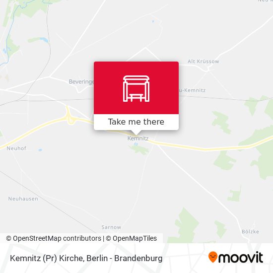 Kemnitz (Pr) Kirche map