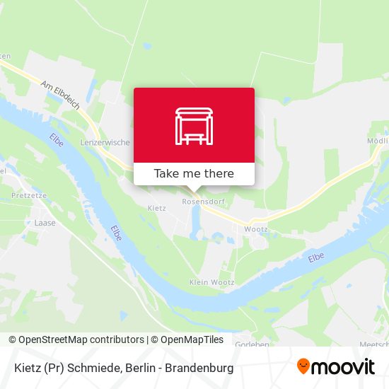 Kietz (Pr) Schmiede map