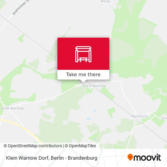 Klein Warnow Dorf map