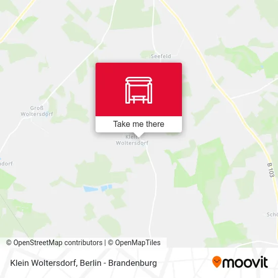 Klein Woltersdorf map