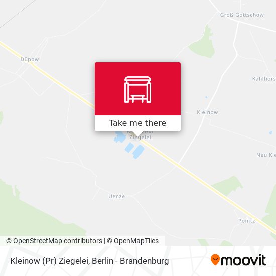 Kleinow (Pr) Ziegelei map