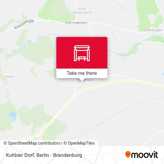 Kuhbier Dorf map