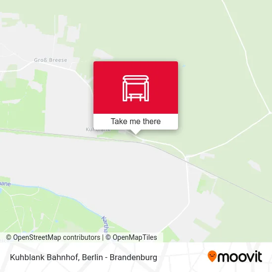 Kuhblank Bahnhof map