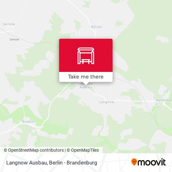 Langnow Ausbau map