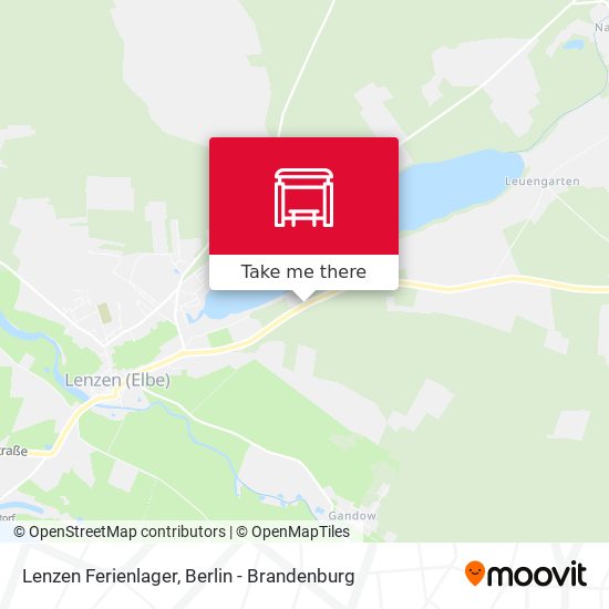 Lenzen Ferienlager map