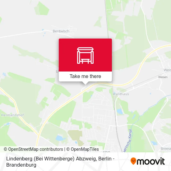 Карта Lindenberg (Bei Wittenberge) Abzweig