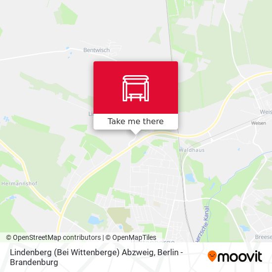 Lindenberg (Bei Wittenberge) Abzweig map