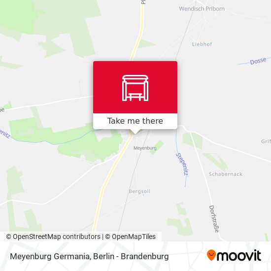 Meyenburg Germania map