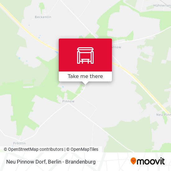 Neu Pinnow Dorf map