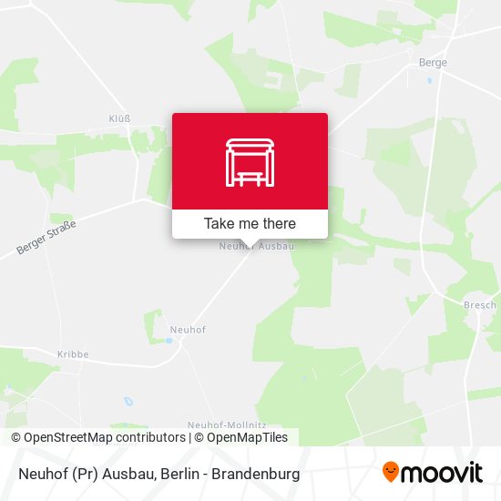 Neuhof (Pr) Ausbau map