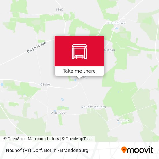 Neuhof (Pr) Dorf map