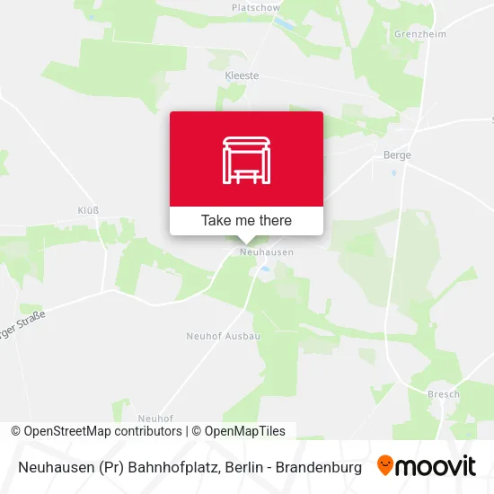 Карта Neuhausen (Pr) Bahnhofplatz