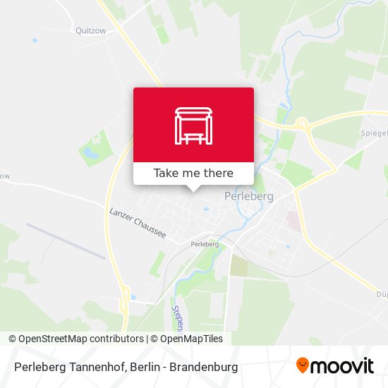Perleberg Tannenhof map