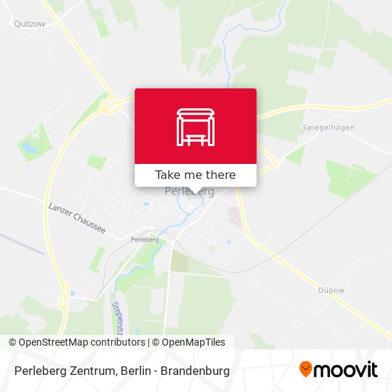 Perleberg Zentrum map