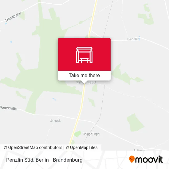 Penzlin Süd map