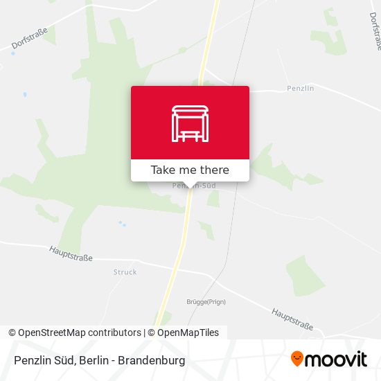 Penzlin Süd map
