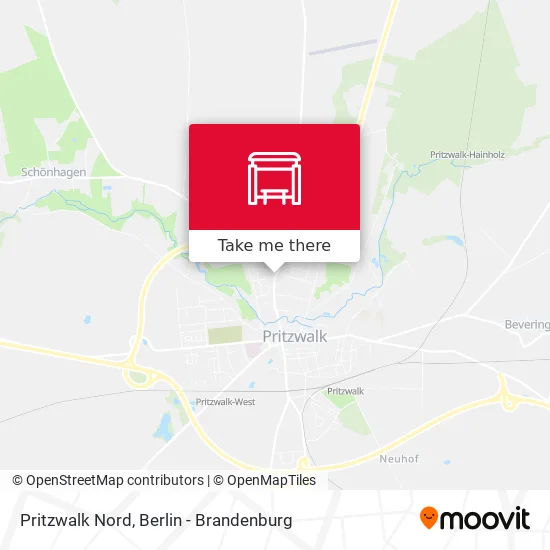 Карта Pritzwalk Nord