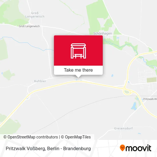 Карта Pritzwalk Voßberg