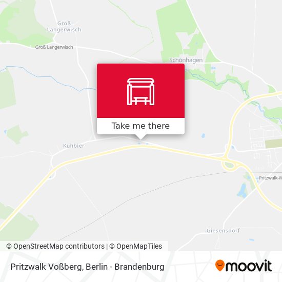Pritzwalk Voßberg map
