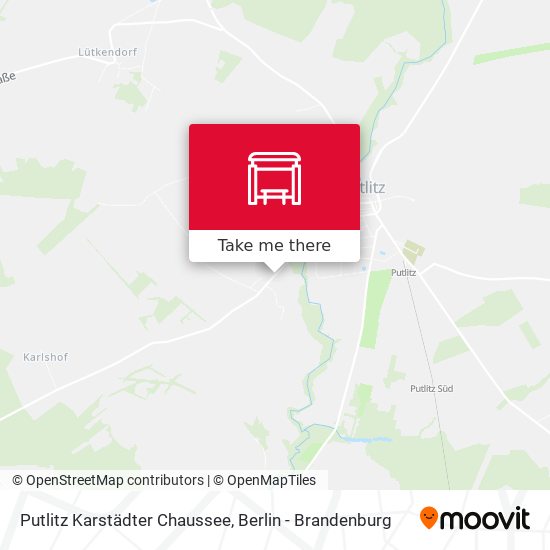 Putlitz Karstädter Chaussee map