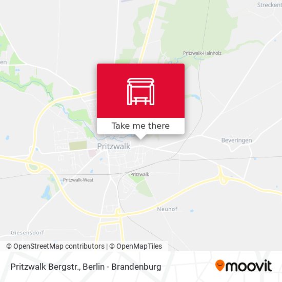 Pritzwalk Bergstr. map