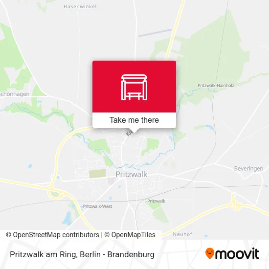 Карта Pritzwalk am Ring