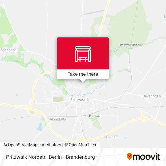 Карта Pritzwalk Nordstr.