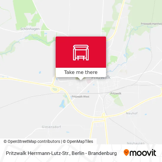 Карта Pritzwalk Herrmann-Lutz-Str.