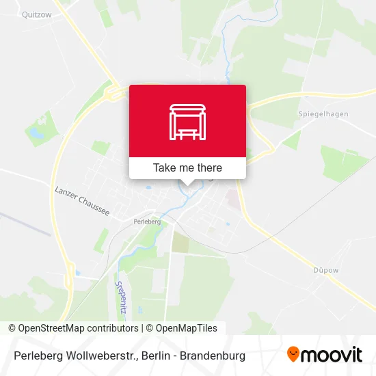 Карта Perleberg Wollweberstr.