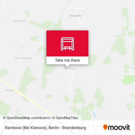 Rambow (Bei Kleinow) map