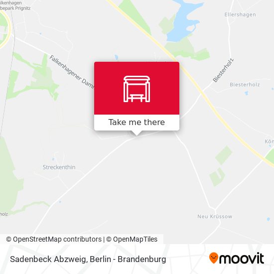 Sadenbeck Abzweig map