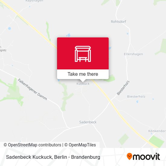 Sadenbeck Kuckuck map