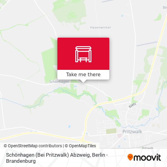 Schönhagen (Bei Pritzwalk) Abzweig map