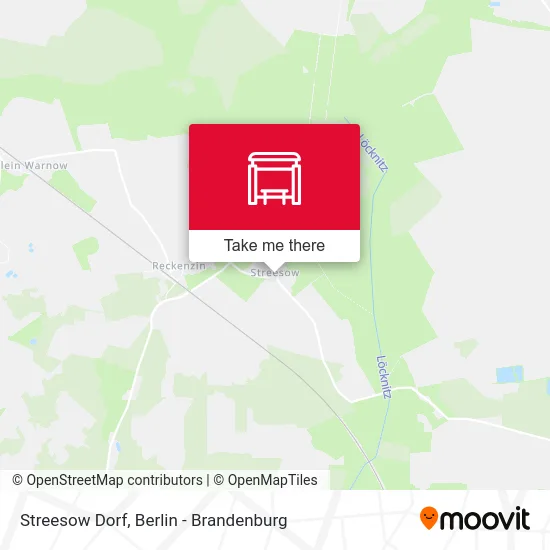 Streesow Dorf map
