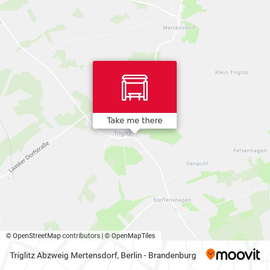 Triglitz Abzweig Mertensdorf map