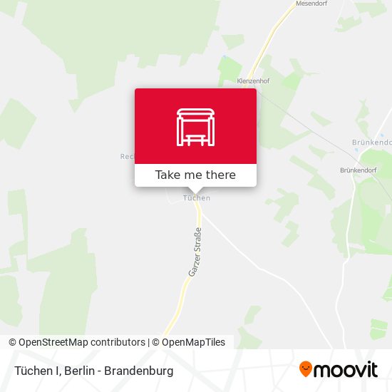 Tüchen I map