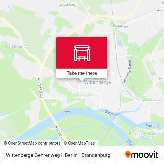 Wittenberge Gehrenweg I map